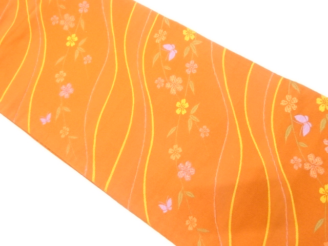 JAPANESE FUKURO OBI / WOVEN SAKURA